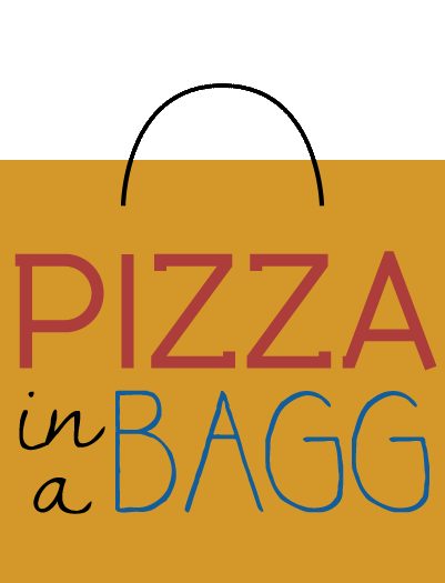 Pizza in a BAGG Logo
